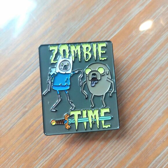 Adventure Time Pin Zombie Time! Finn and Jake Halloween pin - Picture 3 of 4